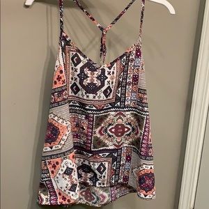 Hollister Colorful Patterned Tank Top